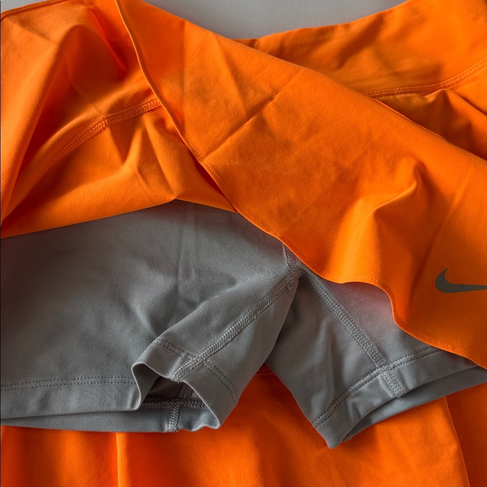 Nike Blue and Orange Women's Tennis Skirt Set - Picture 4 of 9